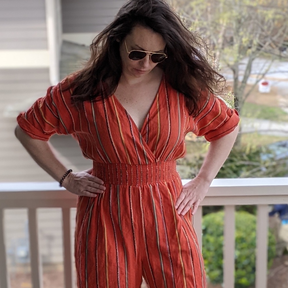 Ace & Jig Bianca Jumpsuit in Rhumba S